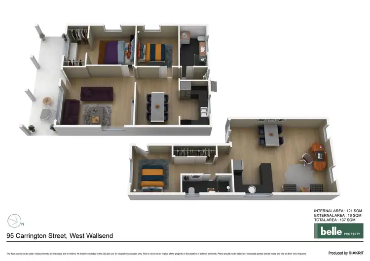 Floorplan of Homely house listing, 95 Carrington Street, West Wallsend NSW 2286