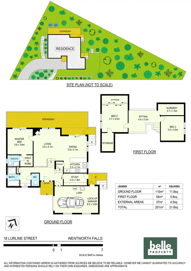 Floorplan of Homely house listing, 18 Lurline Street, Wentworth Falls NSW 2782
