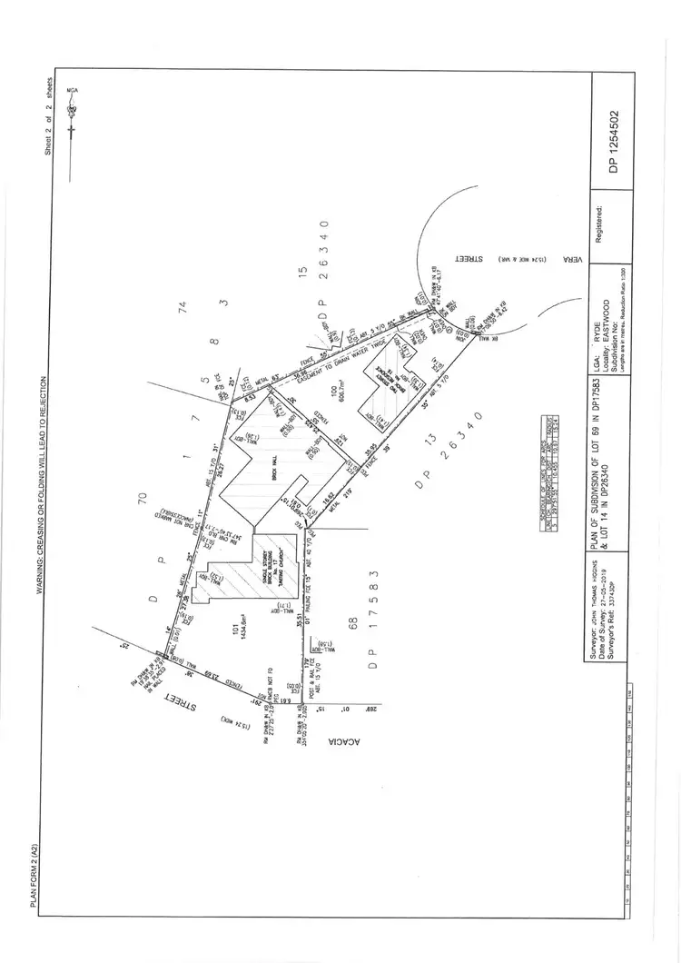 Floorplan of Homely house listing, 17 Acacia Street, Eastwood NSW 2122