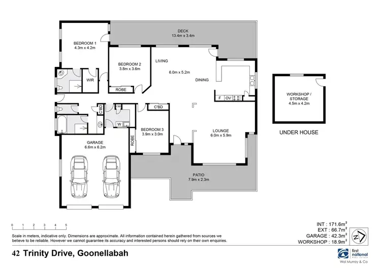 Floorplan of Homely house listing, 42 Trinity Drive, Goonellabah NSW 2480