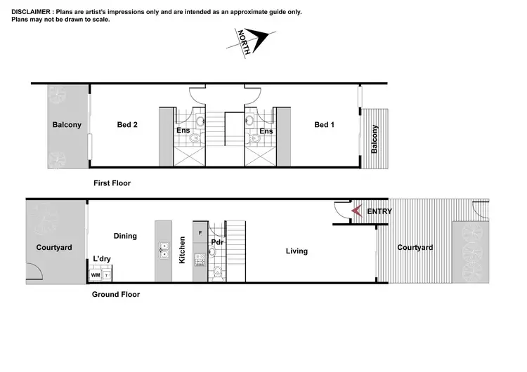 Floorplan of Homely house listing, 2/82 Dooring Street, Dickson ACT 2602