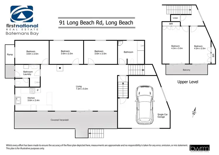 Floorplan of Homely house listing, 91 Long Beach Road, Long Beach NSW 2536
