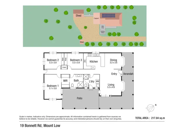 Floorplan of Homely house listing, 19 Bonnett Road, Mount Low QLD 4818