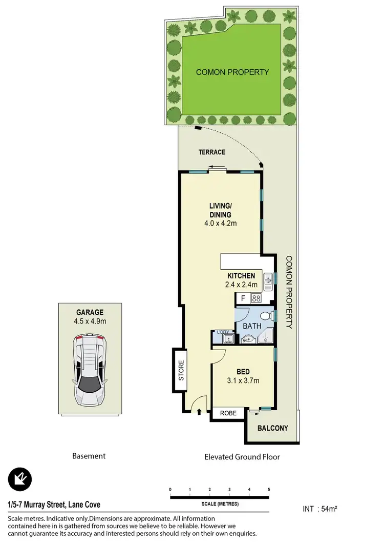 Floorplan of Homely apartment listing, 1/5 Murray Street, Lane Cove NSW 2066