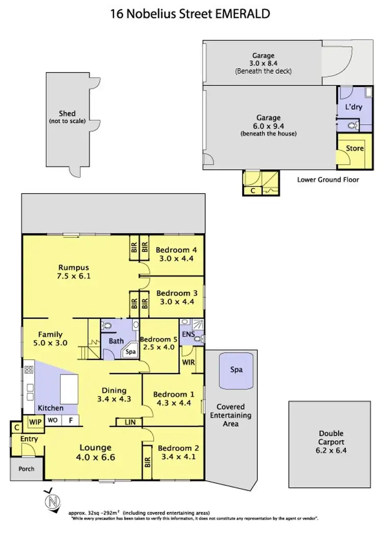 Floorplan of Homely house listing, 16 Nobelius Street, Emerald VIC 3782
