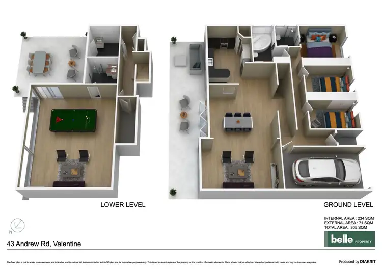Floorplan of Homely house listing, 43 Andrew Road, Valentine NSW 2280