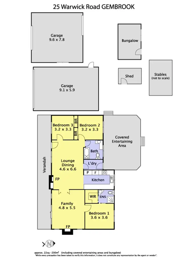 Floorplan of Homely rural property listing, 25 Warwick Road, Gembrook VIC 3783