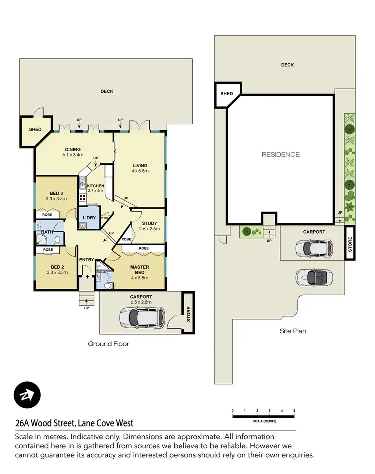 Floorplan of Homely house listing, 26A Wood Street, Lane Cove NSW 2066