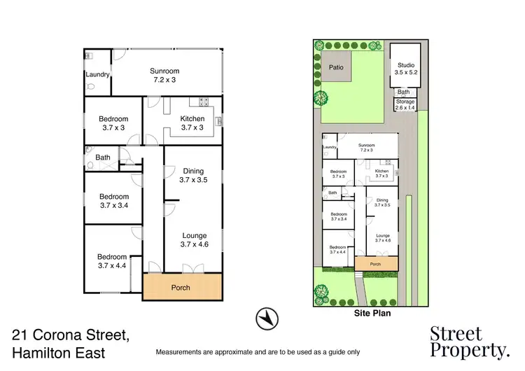 Floorplan of Homely house listing, 21 Corona Street, Hamilton East NSW 2303