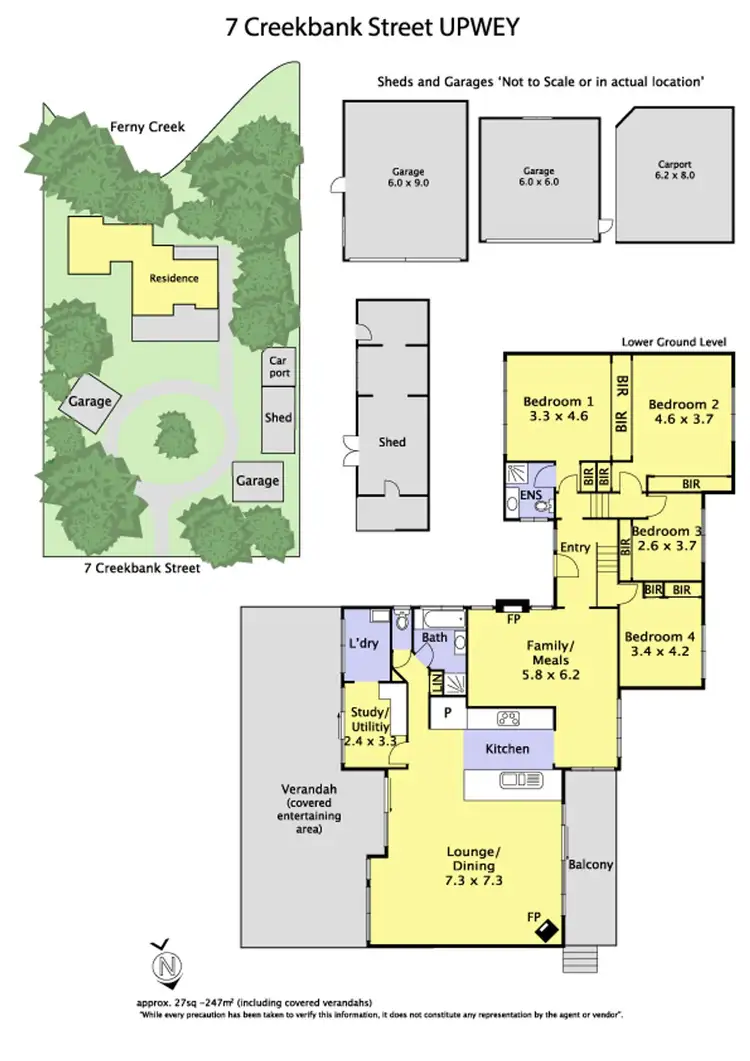Floorplan of Homely house listing, 7 Creekbank Street, Upwey VIC 3158