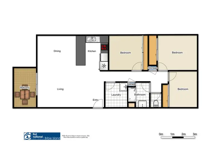 Floorplan of Homely unit listing, 3/16-18 Bibimulya Street, Bellara QLD 4507
