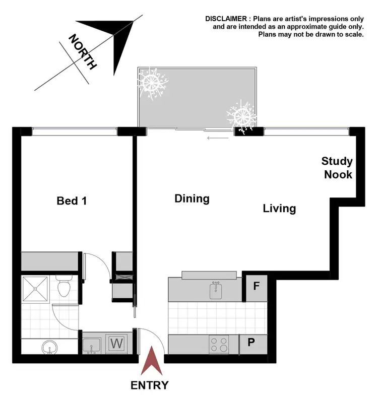 Floorplan of Homely unit listing, 8/1 Sydney Avenue, Barton ACT 2600