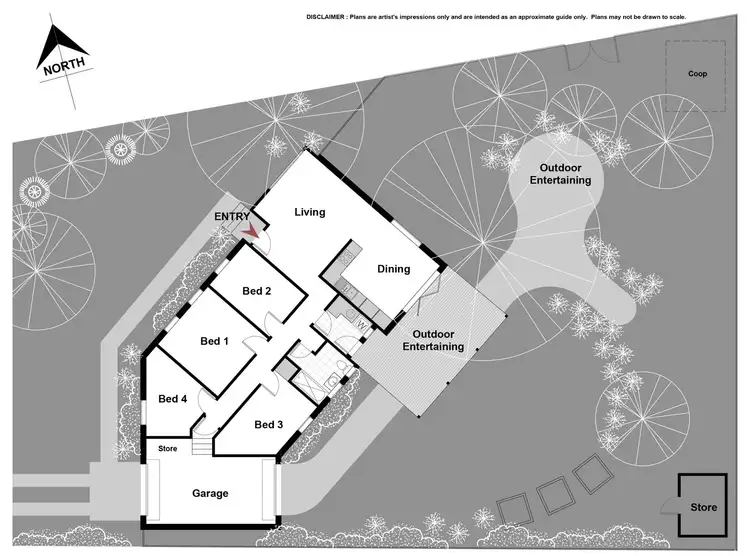 Floorplan of Homely house listing, 56 Williams Street, Watson ACT 2602
