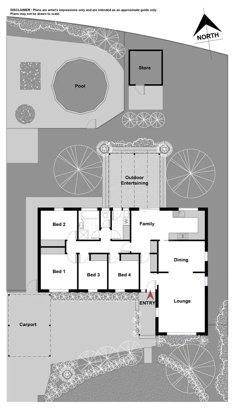 Floorplan of Homely house listing, 4 Dean Place, Charnwood ACT 2615