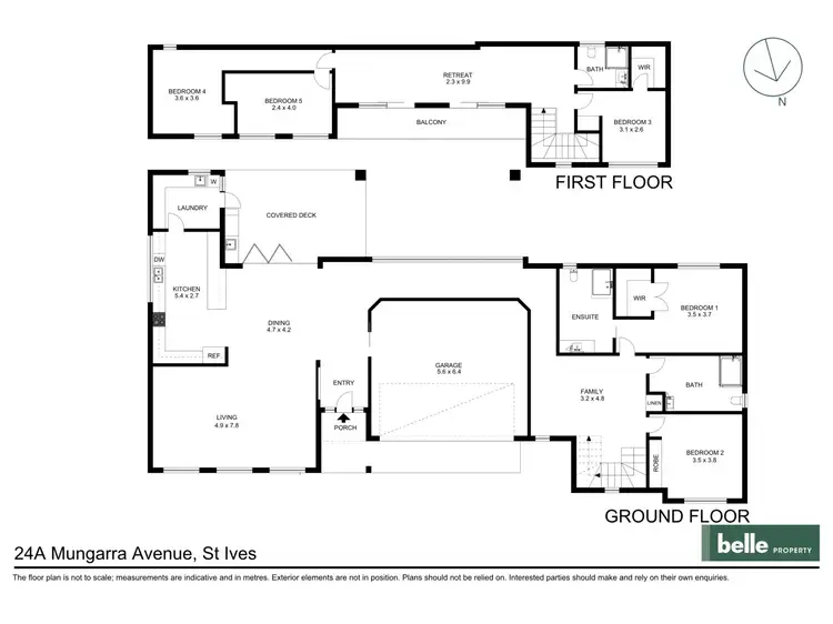 Floorplan of Homely townhouse listing, 24A Mungarra Avenue, St Ives NSW 2075