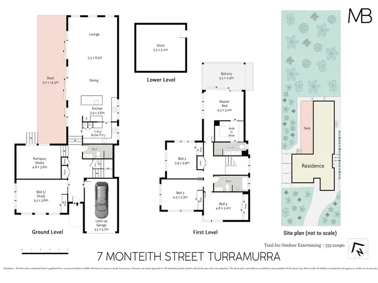 Floorplan of Homely house listing, 7 Monteith Street, Turramurra NSW 2074