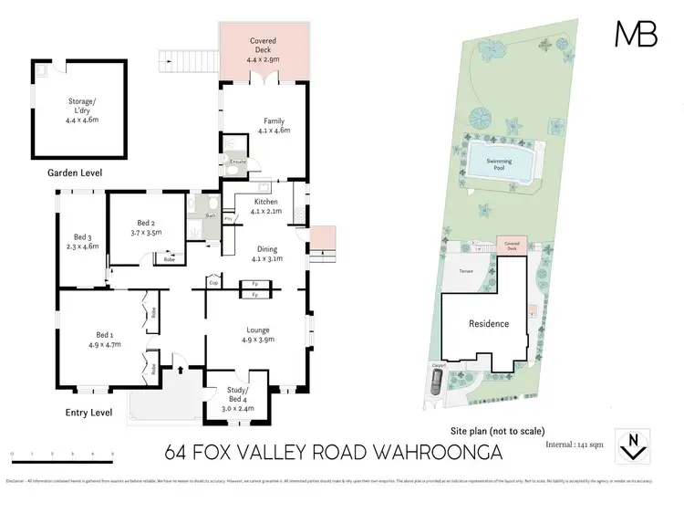 Floorplan of Homely house listing, 64 Fox Valley Road, Wahroonga NSW 2076