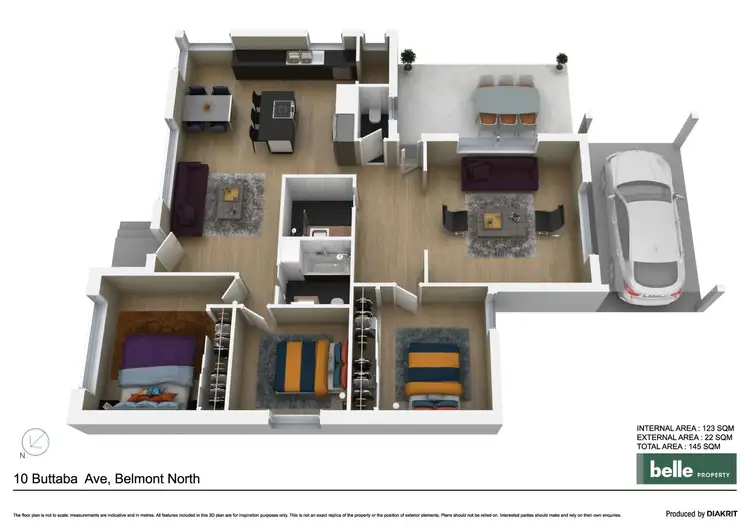 Floorplan of Homely house listing, 10 Buttaba Avenue, Belmont North NSW 2280