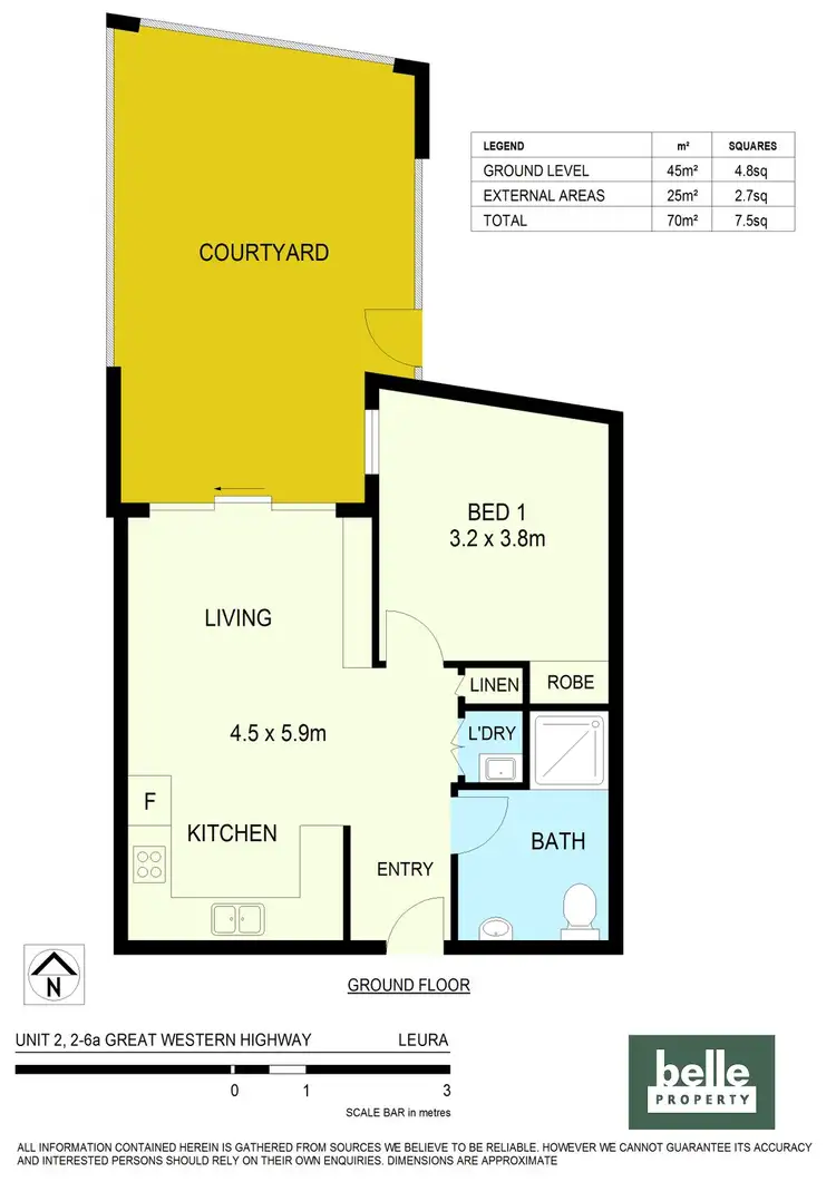 Floorplan of Homely apartment listing, 2/2-6A Great Western Highway, Leura NSW 2780