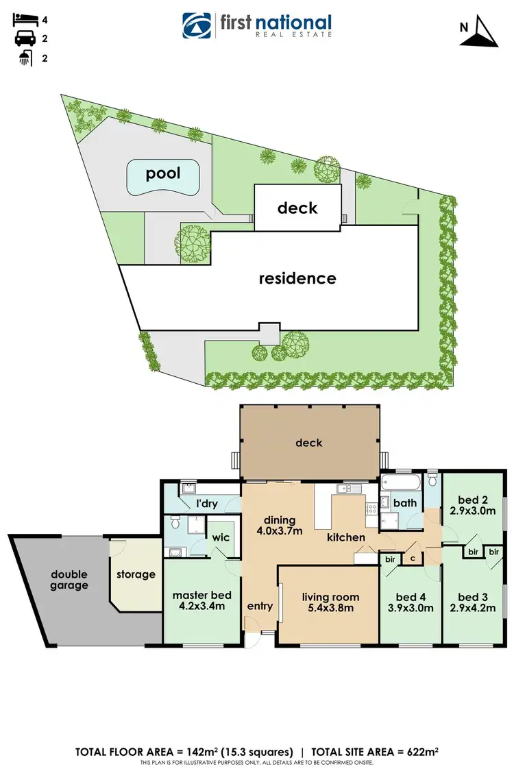 Floorplan of Homely house listing, 7 Gretel Court, Hampton Park VIC 3976