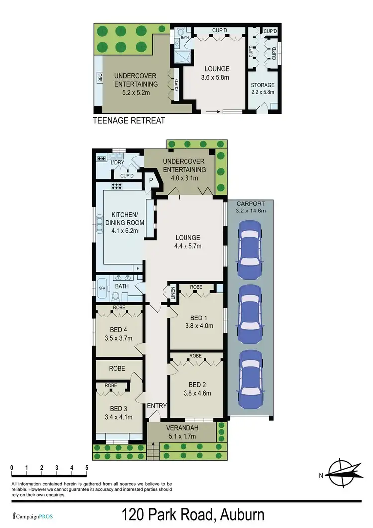 Floorplan of Homely house listing, 120 Park Road, Auburn NSW 2144