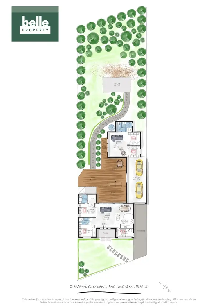 Floorplan of Homely house listing, 2 Warri Crescent, Macmasters Beach NSW 2251