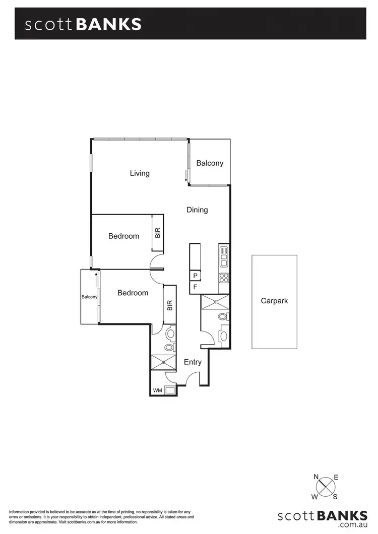 Floorplan of Homely apartment listing, 702/582 St Kilda Road, Melbourne VIC 3004