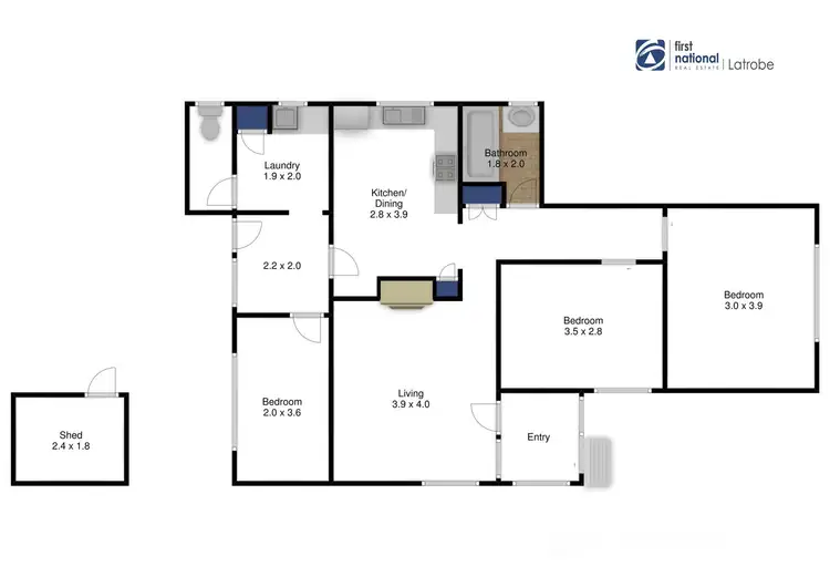 Floorplan of Homely house listing, 10 Finlayson Crescent, Traralgon VIC 3844