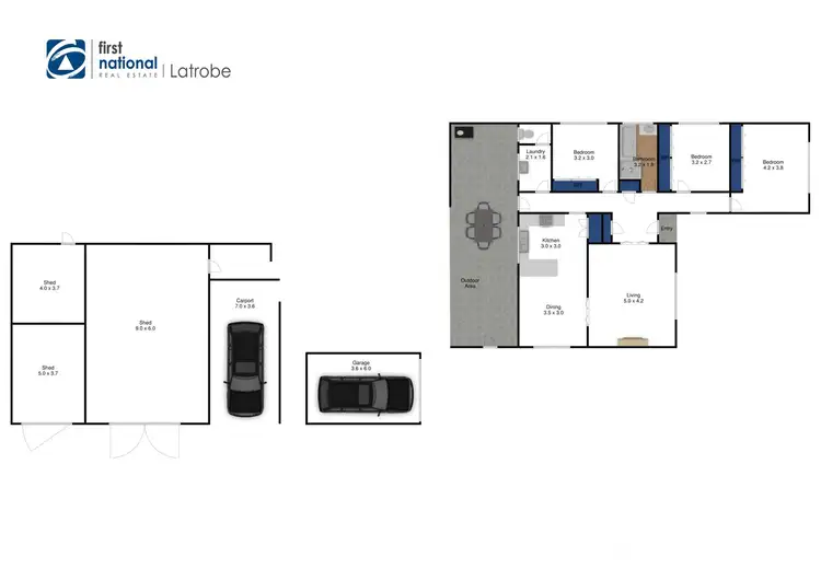 Floorplan of Homely house listing, 395 Old Melbourne Road, Traralgon VIC 3844