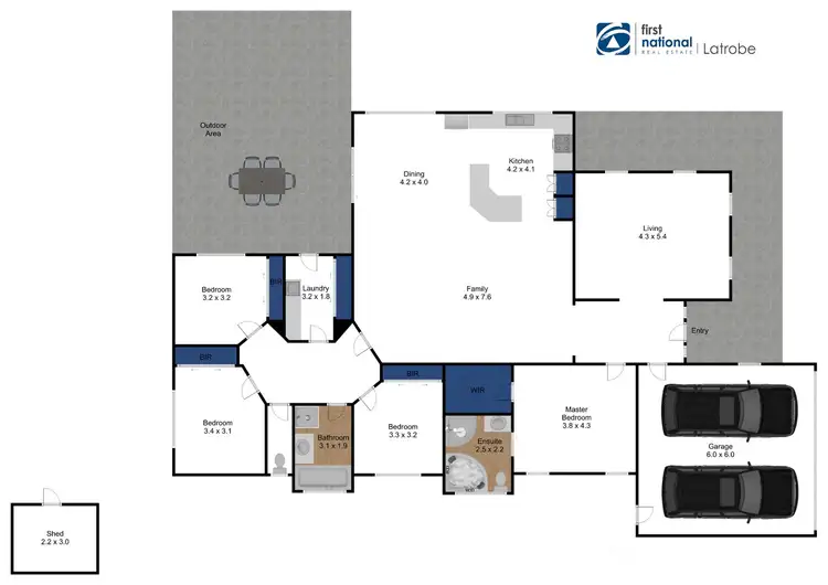 Floorplan of Homely house listing, 71 Wirilda Crescent, Traralgon VIC 3844