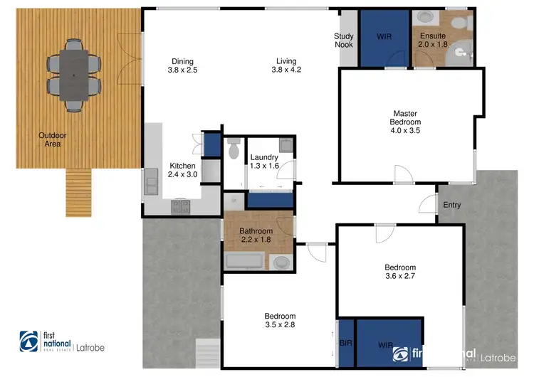 Floorplan of Homely house listing, 107 Maryvale Road, Morwell VIC 3840
