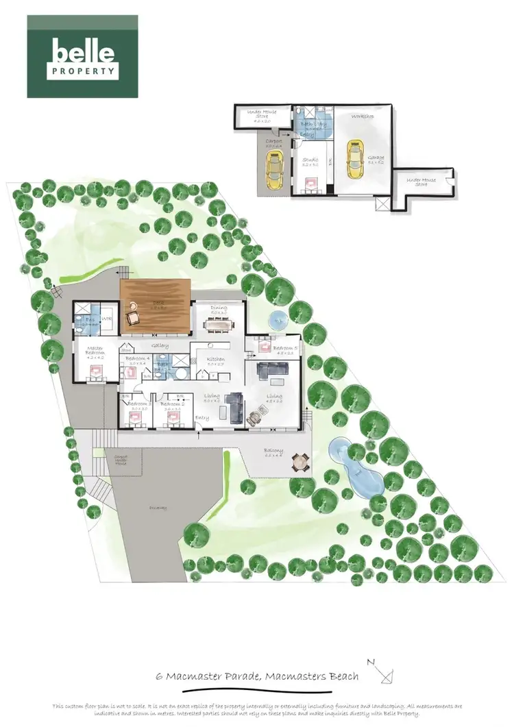 Floorplan of Homely house listing, 6 Macmaster Parade, Macmasters Beach NSW 2251