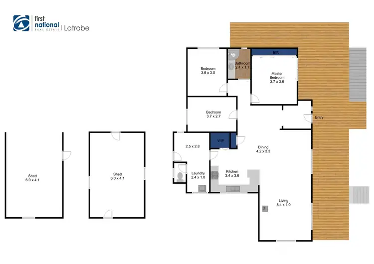 Floorplan of Homely house listing, 125 Tyers Wahalla Road, Tyers VIC 3844