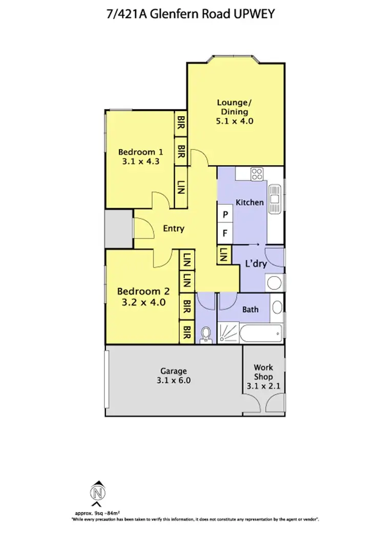 Floorplan of Homely house listing, 7/421A Glenfern Road, Upwey VIC 3158