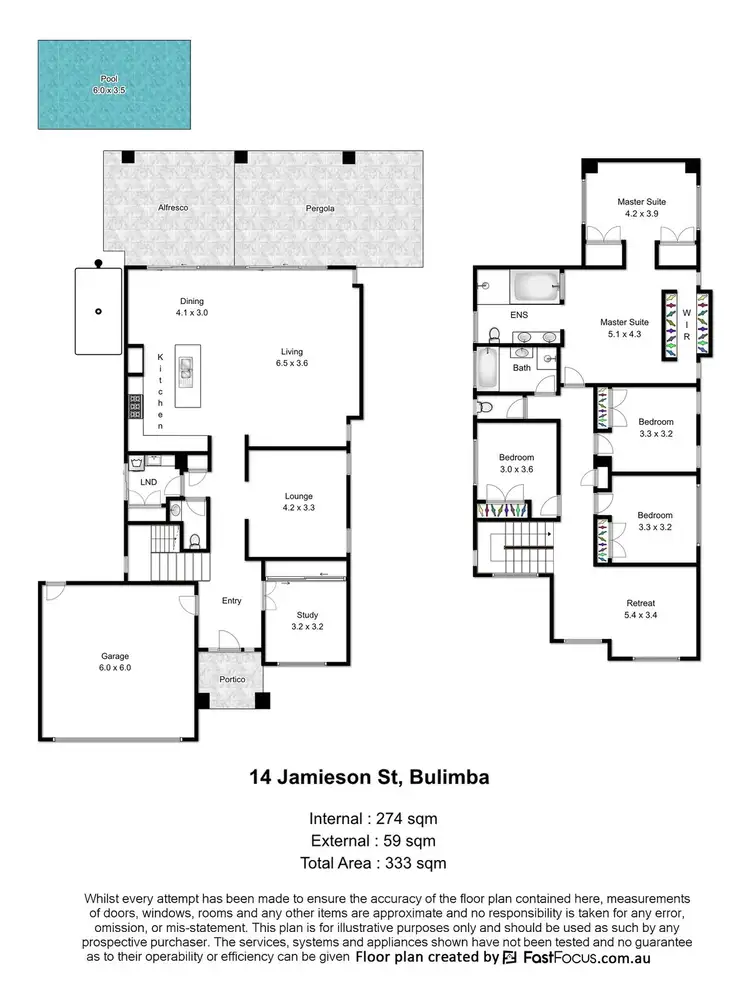 Floorplan of Homely house listing, 14 Jamieson Street, Bulimba QLD 4171