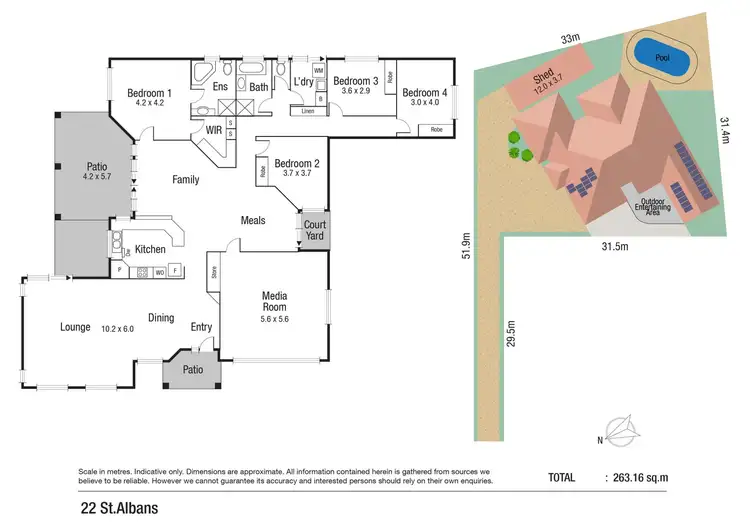 Floorplan of Homely house listing, 22 Saint Albans Road, Mount Louisa QLD 4814
