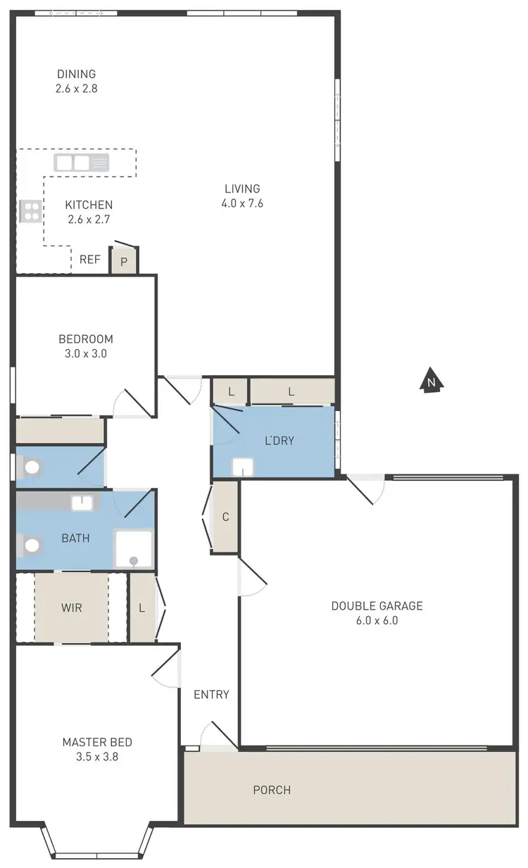 Floorplan of Homely house listing, 46 Prospect Drive, Tarneit VIC 3029