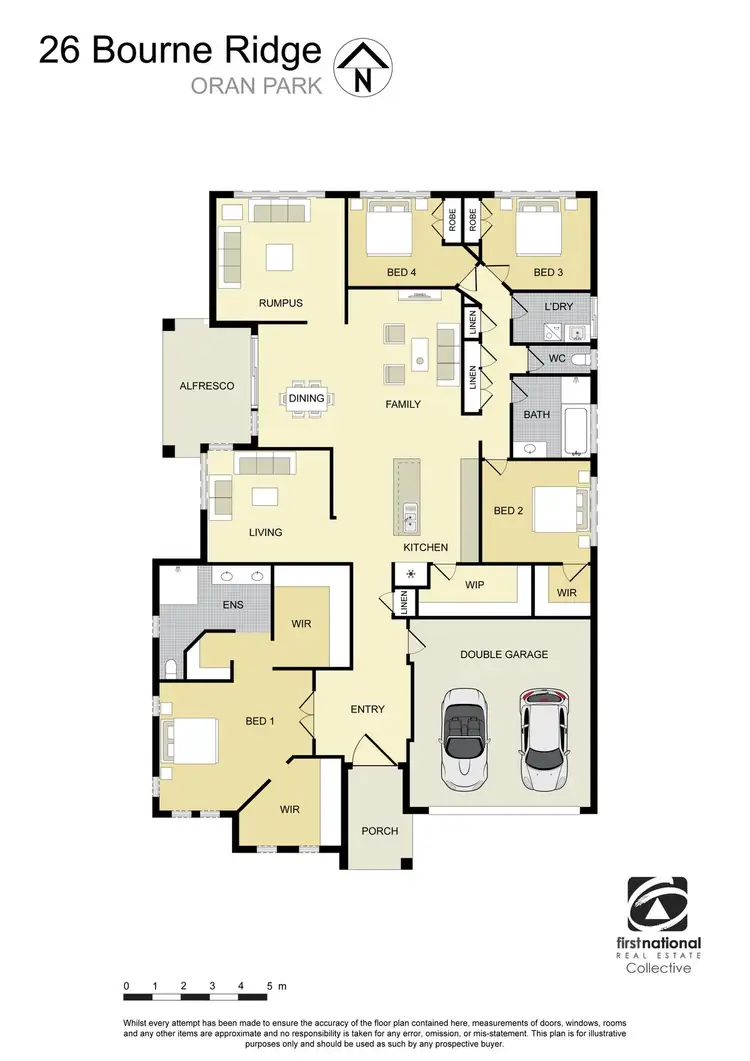 Floorplan of Homely house listing, 26 Bourne Ridge, Oran Park NSW 2570