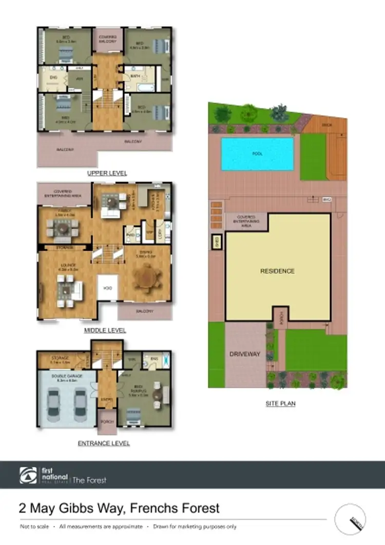 Floorplan of Homely house listing, 2 May Gibbs Way, Frenchs Forest NSW 2086