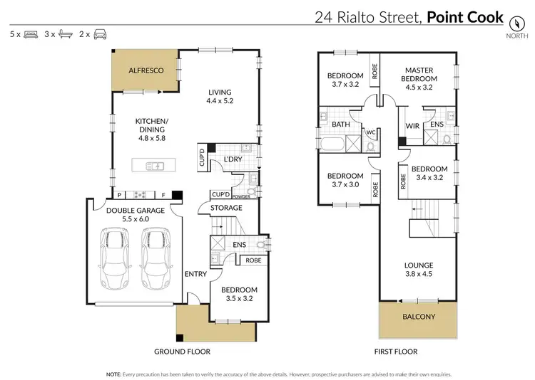 Floorplan of Homely house listing, 24 Rialto Street, Point Cook VIC 3030