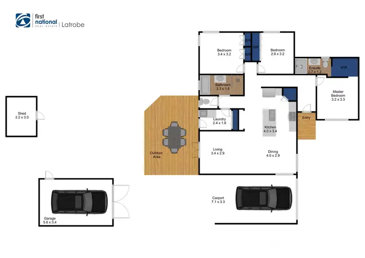 Floorplan of Homely house listing, 65 Amaroo Drive, Churchill VIC 3842