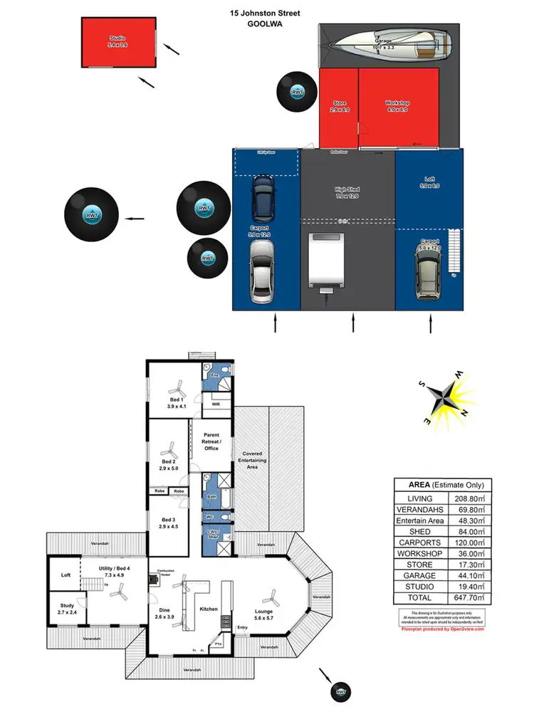 Floorplan of Homely house listing, 15 Johnston Street, Goolwa SA 5214
