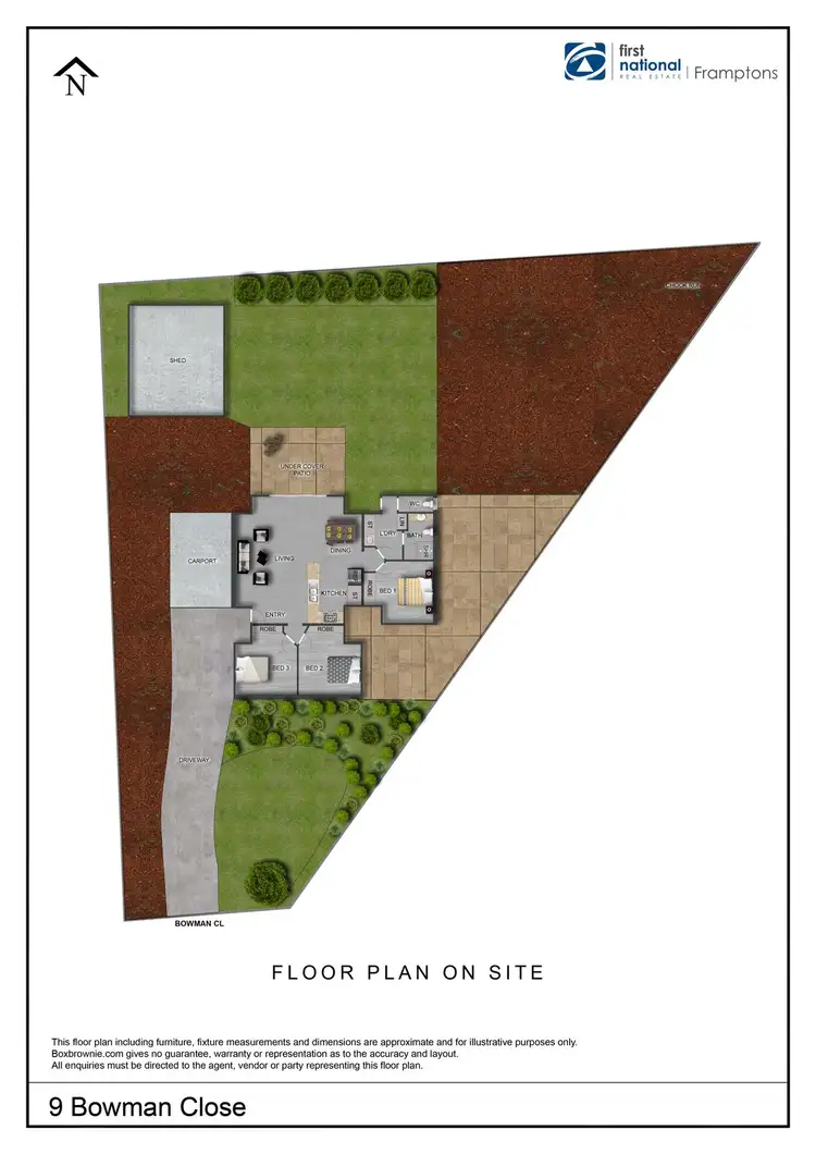 Floorplan of Homely house listing, 9 Bowman Close, Araluen NT 870