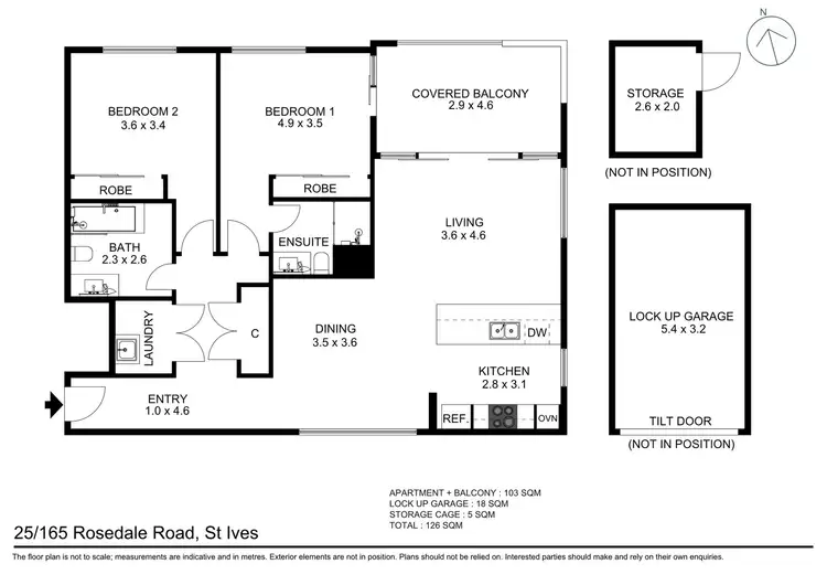 Floorplan of Homely apartment listing, 25/165-167 Rosedale Road, St Ives NSW 2075