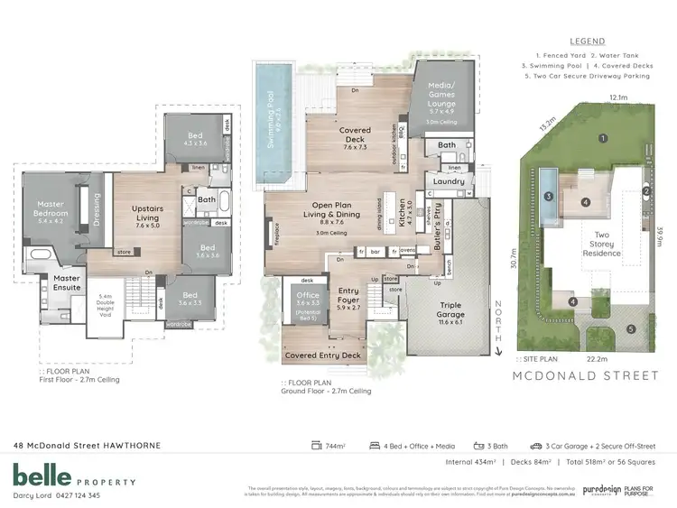 Floorplan of Homely house listing, 48 McDonald Street, Hawthorne QLD 4171