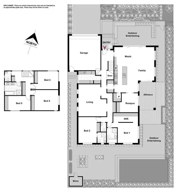 Floorplan of Homely house listing, 13 Carrington Street, Deakin ACT 2600