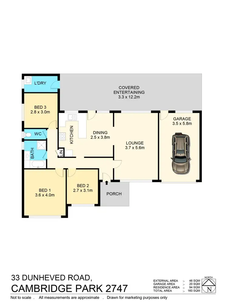 Floorplan of Homely house listing, 33 Dunheved Road, Cambridge Gardens NSW 2747