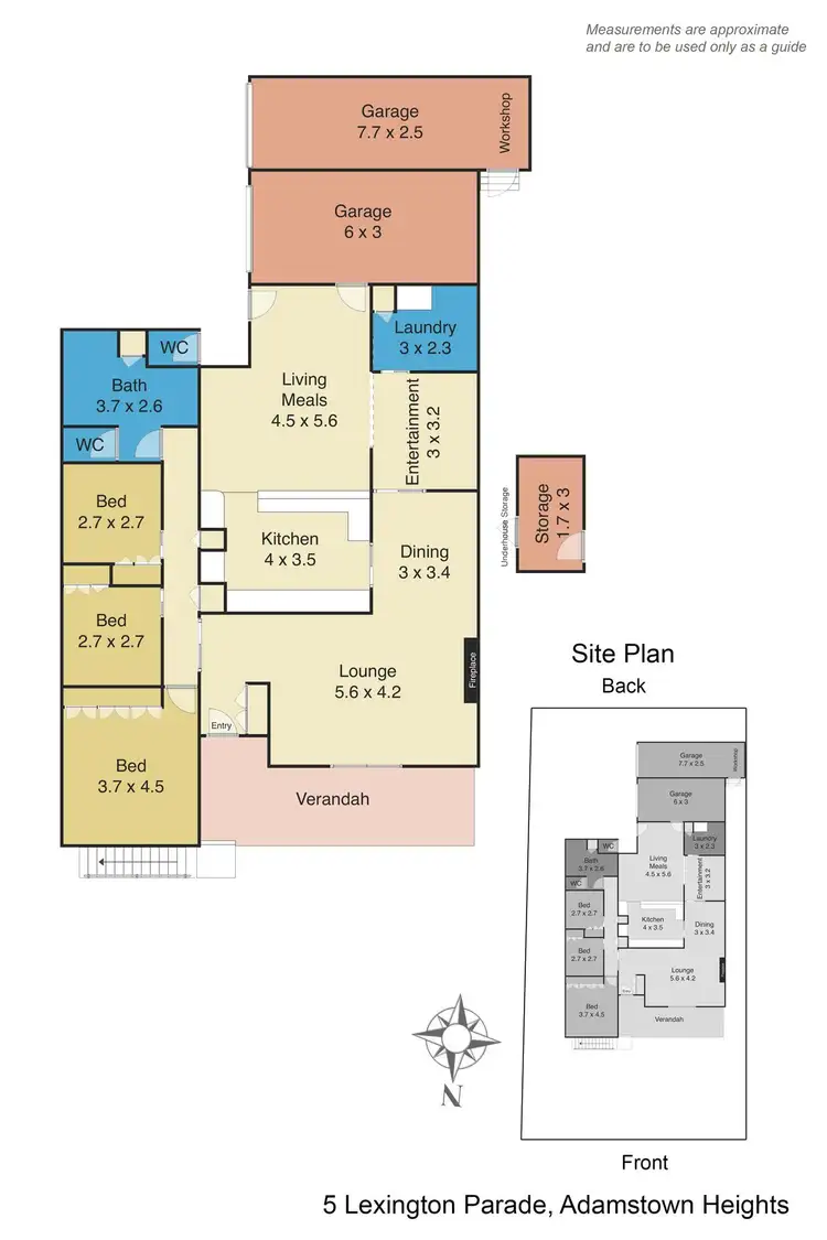 Floorplan of Homely house listing, 5 Lexington Parade, Adamstown Heights NSW 2289
