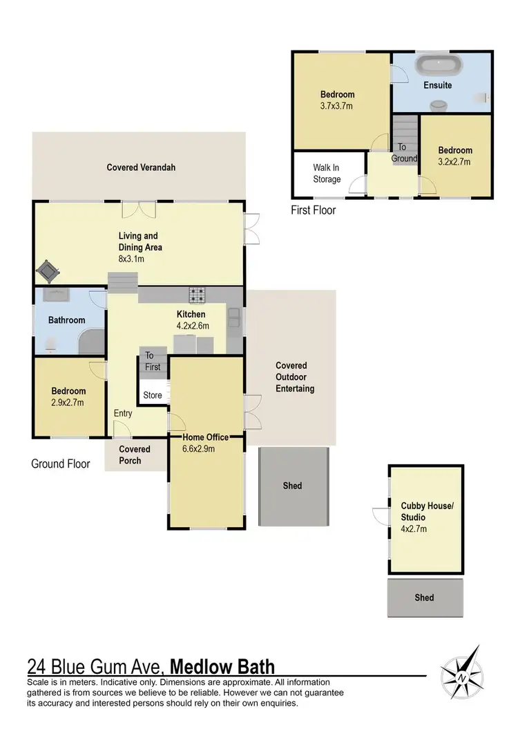 Floorplan of Homely house listing, 24 Blue Gum Avenue, Medlow Bath NSW 2780