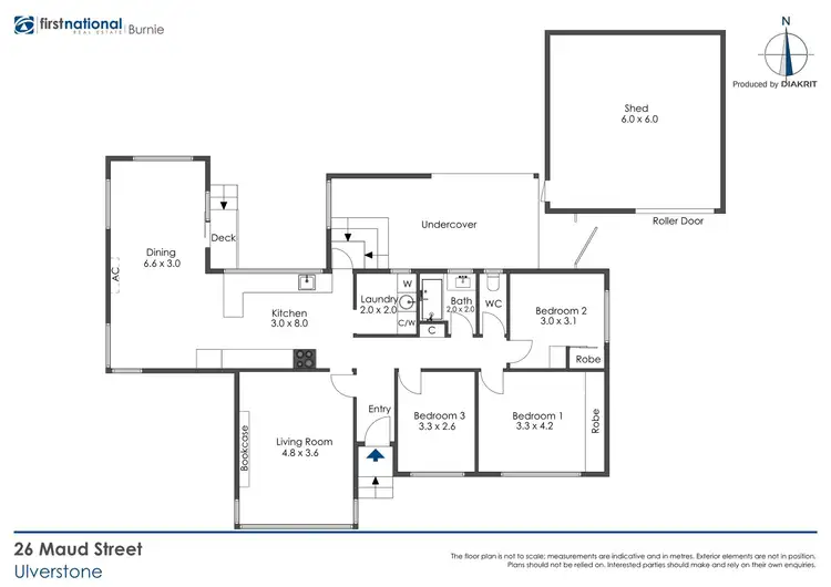 Floorplan of Homely house listing, 26 Maud Street, West Ulverstone TAS 7315